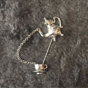 Vintage Avon Teapot & Cup Stick Pin